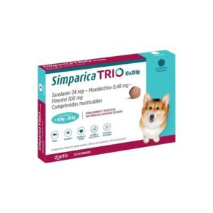 Simparica Trio 10 - 20 Kg 3 Comprimido