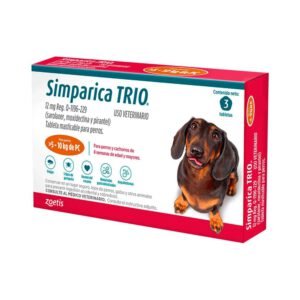 Simparica Trio 5 - 10 Kg 3 Comprimido